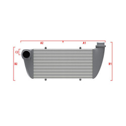 Performance Intercooler Wagner za mjeru 600mm x 300mm x 90mm
