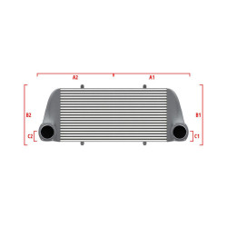 Performance Intercooler Wagner za mjeru 600mm x 300mm x 90mm