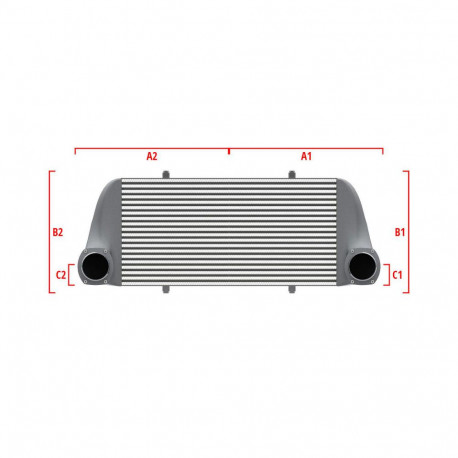 Po mjeri Performance Intercooler Wagner za mjeru 600mm x 300mm x 90mm | race-shop.hr
