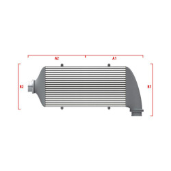 Competition Intercooler Wagner za mjeru 650mm x 400mm x 100mm