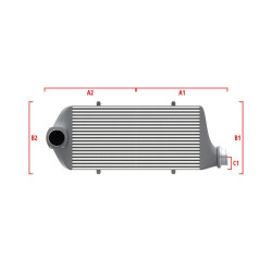 Competition Intercooler Wagner za mjeru 500mm x 400mm x 100mm