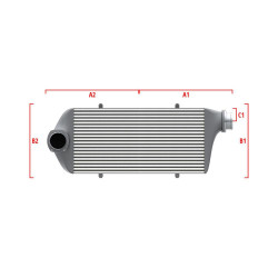 Competition Intercooler Wagner za mjeru 500mm x 400mm x 100mm