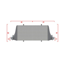 Performance Intercooler Wagner za mjeru 600mm x 300mm x 90mm