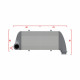 Po mjeri Performance Intercooler Wagner za mjeru 550mm x 400mm x 100mm | race-shop.hr