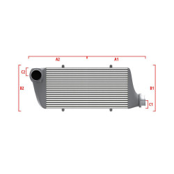 Performance Intercooler Wagner za mjeru 600mm x 300mm x 90mm