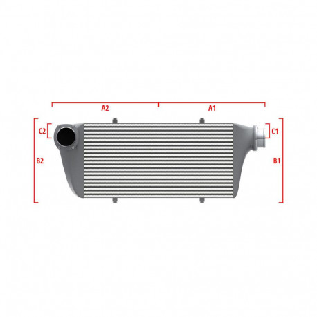 Po mjeri Performance Intercooler Wagner za mjeru 600mm x 300mm x 90mm | race-shop.hr
