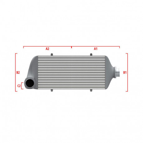 Po mjeri Performance Intercooler Wagner za mjeru 700mm x 300mm x 90mm | race-shop.hr