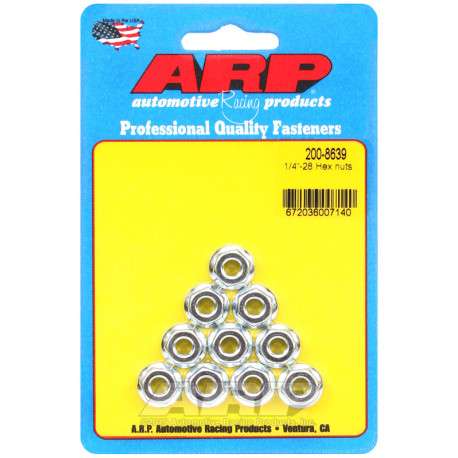 Vijci ARP ARP matice (šesterokutna glava), 1/4-28, 10 kom, V2 | race-shop.hr