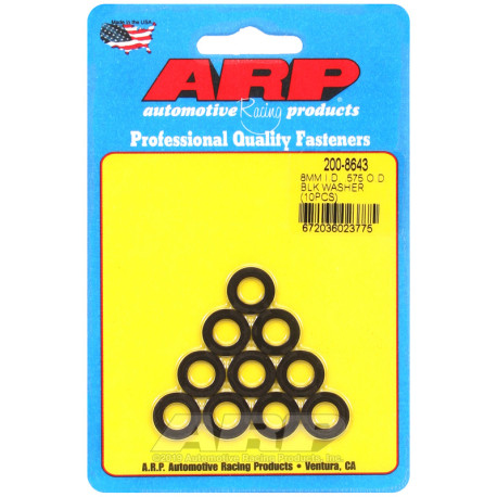 Vijci ARP ARP podloške (crni), M8 × 14,6 × 1,57 mm, 10 kom | race-shop.hr