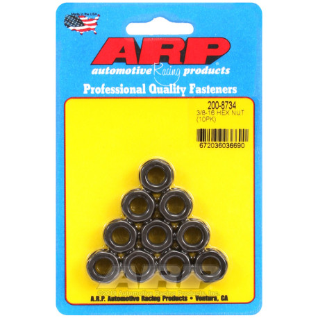 Vijci ARP ARP matice (šesterokutna glava, crni), 3/8-16, 10 kom | race-shop.hr
