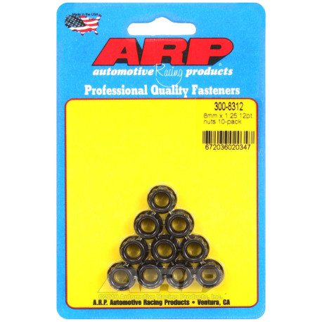 Vijci ARP ARP matice (12-kutna glava), M8×1.25, 10 kom | race-shop.hr