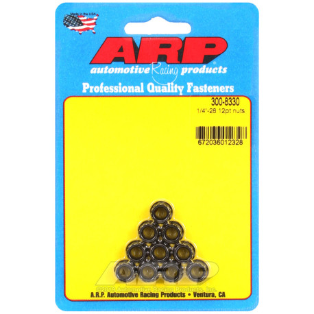 Vijci ARP ARP matice (12-kutna glava), 1/4-28, 10 kom | race-shop.hr