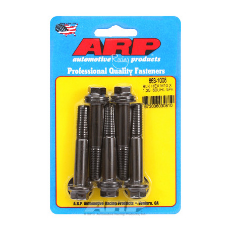 Vijci ARP ARP M10 x 1.25 x 60 hex crni oxid šarafi (5kom) | race-shop.hr