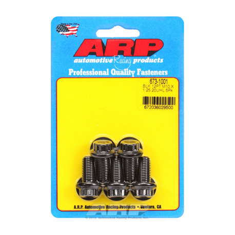 Vijci ARP M10 x 1.25 x 20 12pt crni oxid šarafi (5kom) | race-shop.hr
