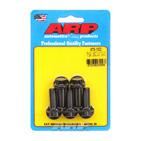 Vijci ARP M10 x 1.25 x 25 12pt crni oxid šarafi (5kom) | race-shop.hr