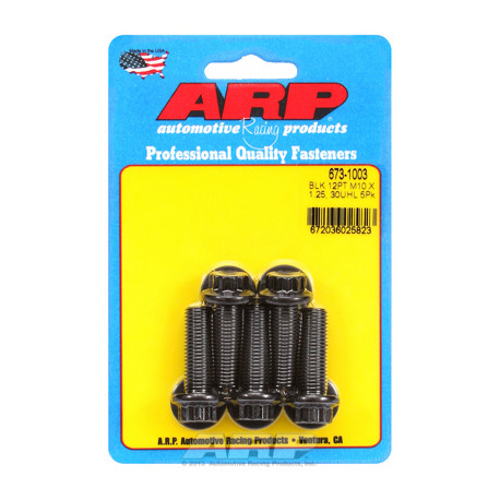 Vijci ARP M10 x 1.25 x 30 12pt crni oxid šarafi (5kom) | race-shop.hr