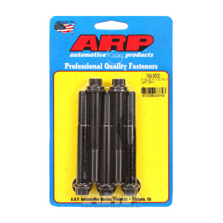 Vijci ARP "7/16""-20 x 3.500 12pt crni oxid šarafi" (5kom) | race-shop.hr