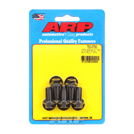 Vijci ARP "3/8""-24 x .750 hex crni oxid šarafi" (5kom) | race-shop.hr