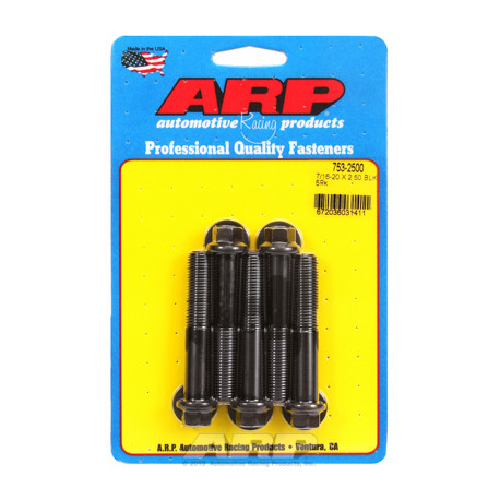 Vijci ARP "7/16""-20 x 2.500 hex crni oxid šarafi" (5kom) | race-shop.hr