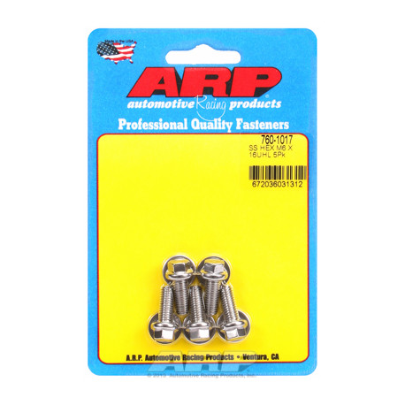 Vijci ARP M6 x 1.00 x 16 hex SS šarafi (5kom) | race-shop.hr