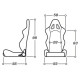 Sportska sjedalab bez FIA homogolacije prilagodljive Sportsko sjedalo OMP Raid 2 | race-shop.hr