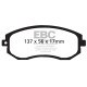 Kočnice EBC Auto Prednje kočione pločice EBC Ultimax OEM Replacement DP1884 | race-shop.hr