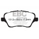 Kočnice EBC Auto Prednje kočione pločice EBC Greenstuff 2000 Sport DP22149 | race-shop.hr