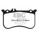 Kočnice EBC Auto Prednje kočione pločice EBC Redstuff Ceramic DP32138C | race-shop.hr