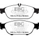 Kočnice EBC Auto Prednje kočione pločice EBC Redstuff Ceramic DP32169C | race-shop.hr