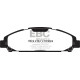 Kočnice EBC Auto Prednje kočione pločice EBC Redstuff Ceramic DP33039C | race-shop.hr