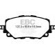 Kočnice EBC Auto Prednje kočione pločice EBC Yellowstuff Street + Track DP42263R | race-shop.hr