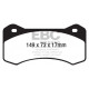 Kočnice EBC Auto EBC Yellowstuff Street + Track DP4054R | race-shop.hr