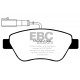 Kočnice EBC Auto Prednje kočione pločice EBC Greenstuff 2000 Sport DP21384/2 | race-shop.hr