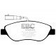 Kočnice EBC Auto Prednje kočione pločice EBC Greenstuff 2000 Sport DP21382 | race-shop.hr