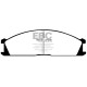 Kočnice EBC Auto Prednje kočione pločice EBC Redstuff Ceramic DP3691C | race-shop.hr