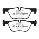Kočnice EBC Auto Stražnje kočione pločice EBC Redstuff Ceramic DP32132C | race-shop.hr