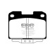 Kočnice EBC Auto Stražnje kočione pločice EBC Redstuff Ceramic DP31098C | race-shop.hr