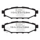 Kočnice EBC Auto Stražnje kočione pločice EBC Redstuff Ceramic DP31584C | race-shop.hr