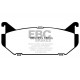 Kočnice EBC Auto Stražnje kočione pločice EBC Yellowstuff Street + Track DP4972R | race-shop.hr