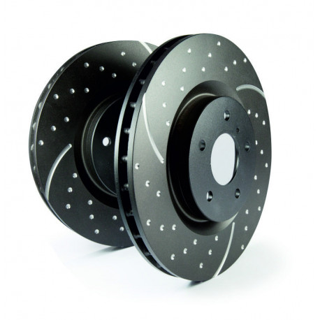 Kočnice EBC Auto Stražnji kočioni disk EBC Turbo Grooved GD7148 | race-shop.hr