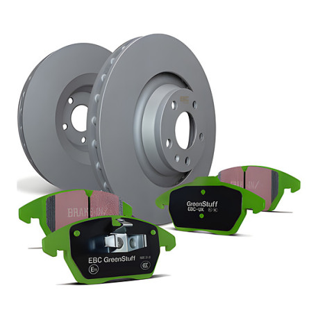 Kočnice EBC Auto Prednji set EBC PD01KF798 - Kočioni diskovi Premium OE + kočione pločice Greenstuff | race-shop.hr
