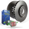 Front kit EBC PD01KF1102 - Discs Premium OE + brake pads Greenstuff