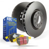 Front kit EBC PD03KF076 - Discs Premium OE + brake pads Yellowstuff 
