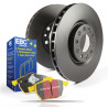 Front kit EBC PD03KF992 - Discs Premium OE + brake pads Yellowstuff 