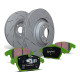 Kočnice EBC Auto Prednji set EBC PD06KF006 - Kočioni diskovi Ultimax Grooved + kočione pločice Greenstuff | race-shop.hr