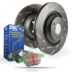 Prednji set EBC PD06KF294 - Kočioni disk Ultimax Grooved + kočione pločice Greenstuff
