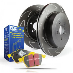 Prednji set EBC PD18KF020 - Kočioni disk BSD Grooved + kočione pločice Yellowstuff