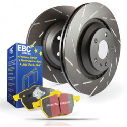 stražnji set EBC PD08KR094 - Kočioni disk Ultimax Grooved + kočione pločice Yellowstuff