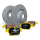 Kočnice EBC Auto Stražnji set EBC PD08KR215 - Kočioni diskovi Ultimax Grooved + kočione pločice Yellowstuff | race-shop.hr