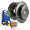 Rear kit EBC PD18KR069 - Discs BSD Grooved + brake pads Yellowstuff 